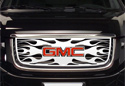 Image is representative of Putco Flaming Inferno Grille.<br/>Due to variations in monitor settings and differences in vehicle models, your specific part number (89145) may vary.