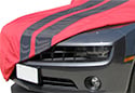 Image is representative of Coverking Satin Stretch Racing Stripe Car Cover.<br/>Due to variations in monitor settings and differences in vehicle models, your specific part number (CVC3SS95F94CH8570) may vary.
