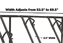 Image is representative of Advantage BedRack Truck Bike Rack.<br/>Due to variations in monitor settings and differences in vehicle models, your specific part number (2025) may vary.