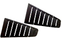 Image is representative of Willpak Side Window Louvers.<br/>Due to variations in monitor settings and differences in vehicle models, your specific part number (10567) may vary.