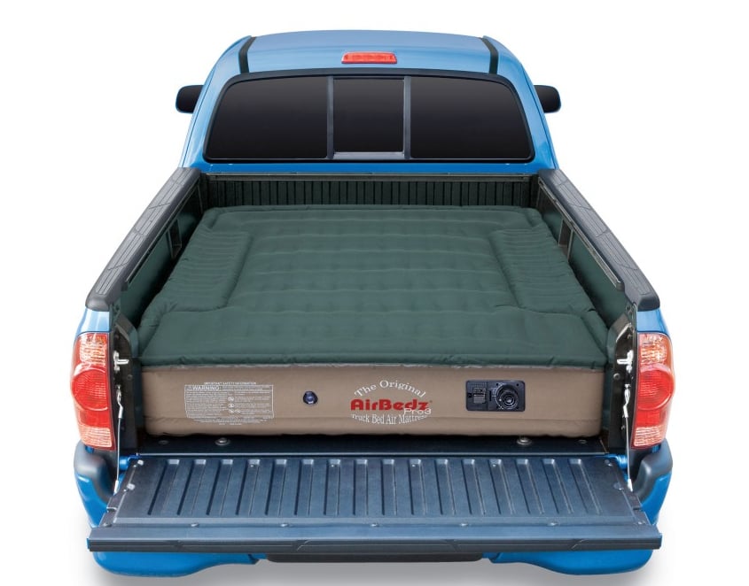 pickup bed solo tent and air mattress
