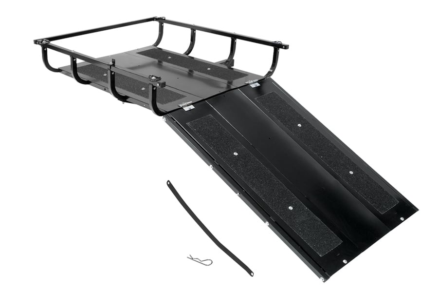 Jeep liberty hitch mounted cargo carrier #4