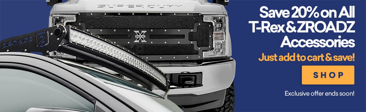 Up to 10% Off T-Rex Grilles!