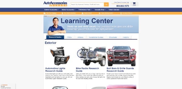 auto accessories garage learning center