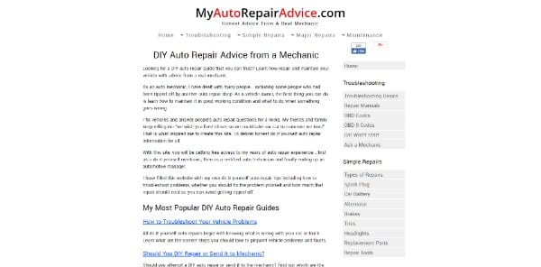 My Auto Repair Advice