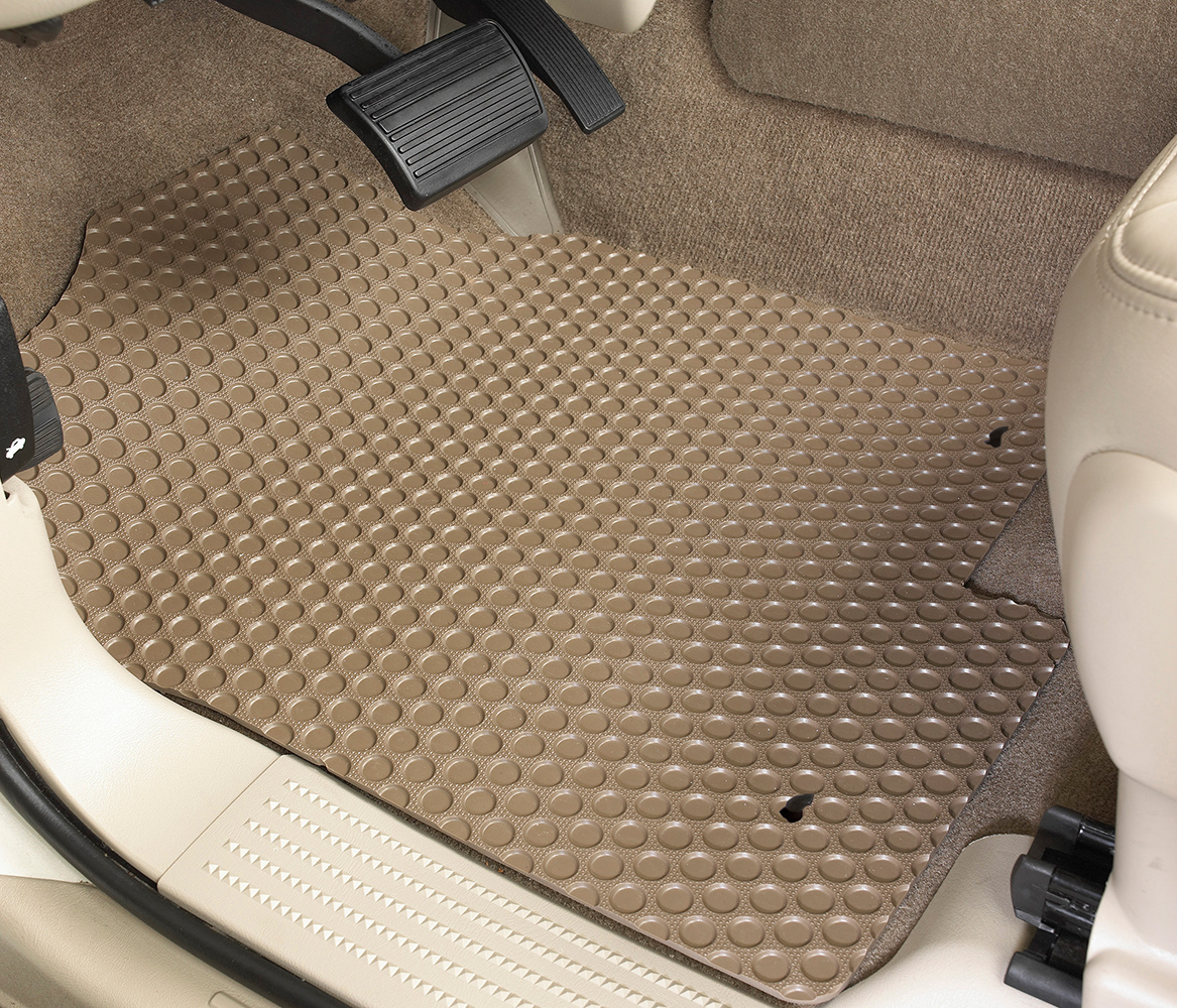 3D MAXpider Complete Set Custom Fit Floor Mat for Select Kia Optima Models Classic Carpet (Tan) - 3