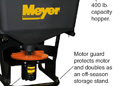 Image is representative of Meyer Base Line Tailgate Salt Spreader.<br/>Due to variations in monitor settings and differences in vehicle models, your specific part number (39100) may vary.