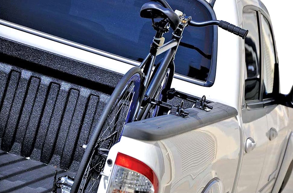 bikes in truck bed