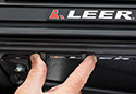 Image is representative of Leer HF350M Hard Folding Tonneau Cover.<br/>Due to variations in monitor settings and differences in vehicle models, your specific part number (631120) may vary.
