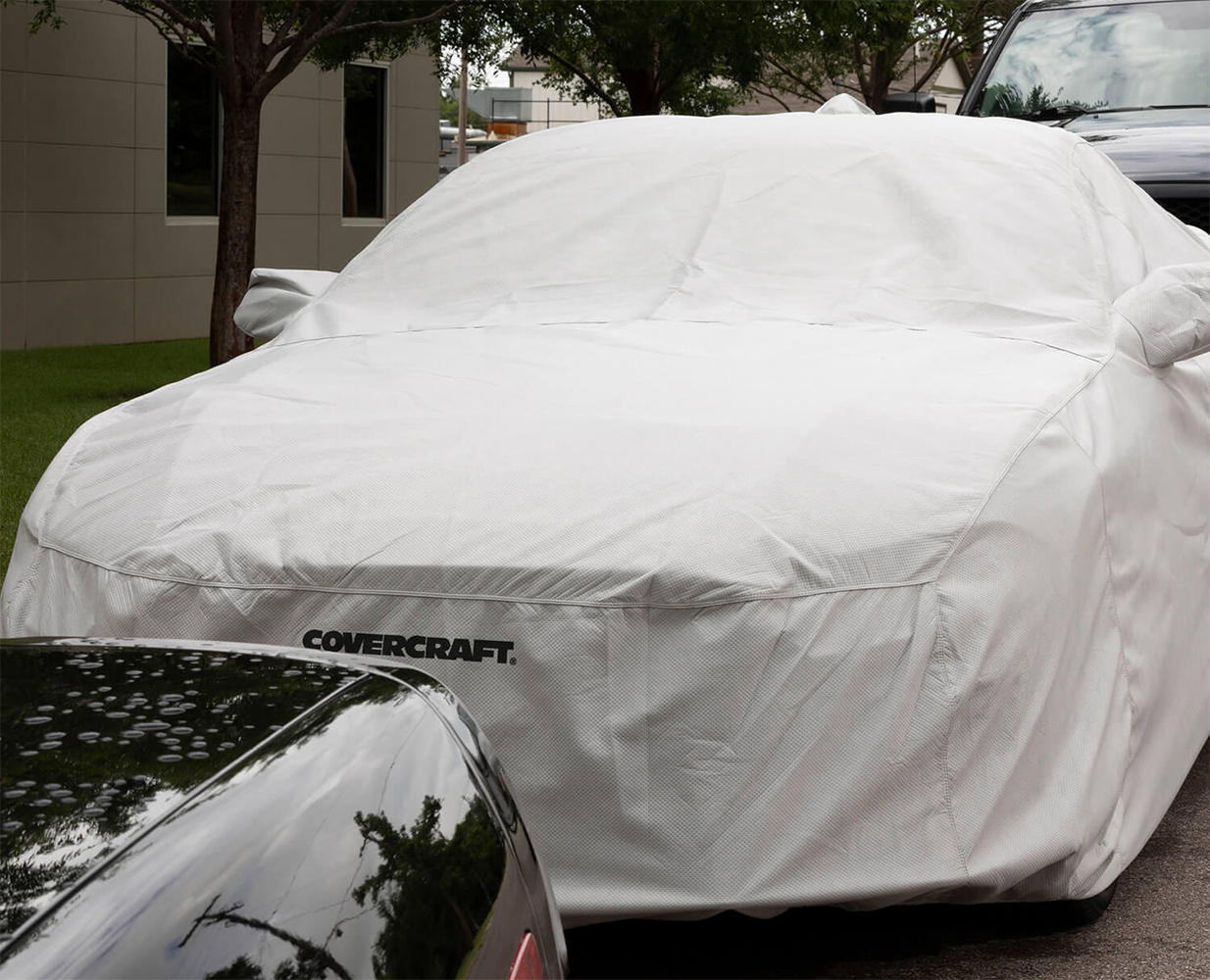 Covercraft Custom Fit Car Cover for Toyota Van Noah Series Fabric, Gray - 1