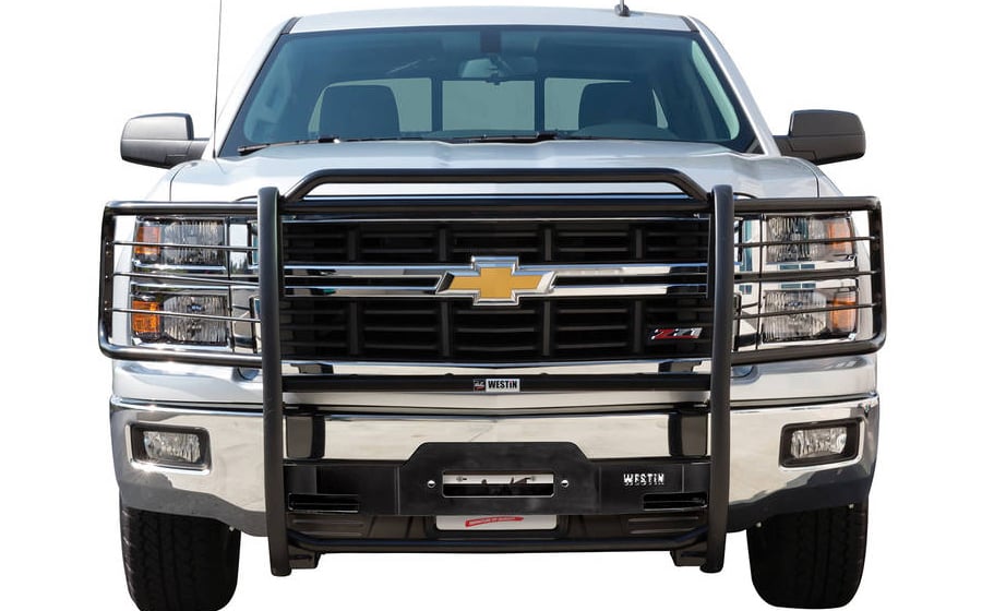 2014-2015 Chevy Silverado Westin Sportsman Winch Mount Grille Guard ...