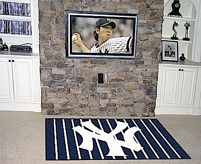  FANMATS MLB - New York Yankees Man Cave Rug - 5ft. X