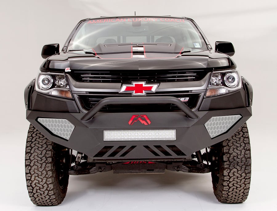 2015-2018 Chevy Colorado Fab Fours Vengeance Pre-Runner Front Bumper ...