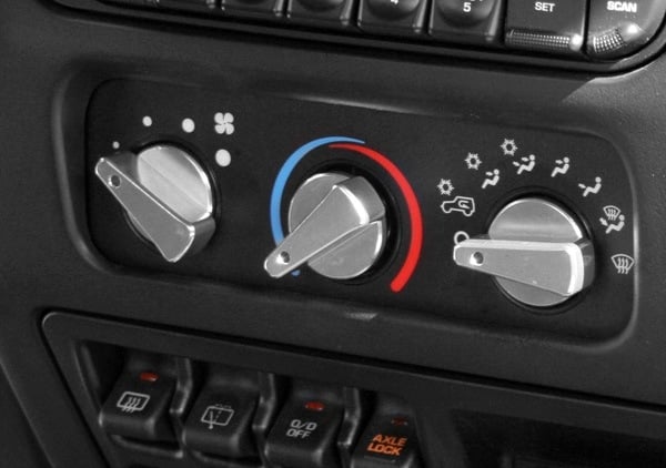 jeep wrangler temperature control knob