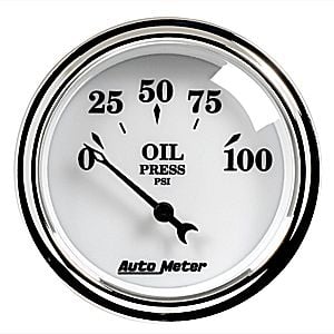 AutoMeter Street Rod Old Tyme White II Series Gauges